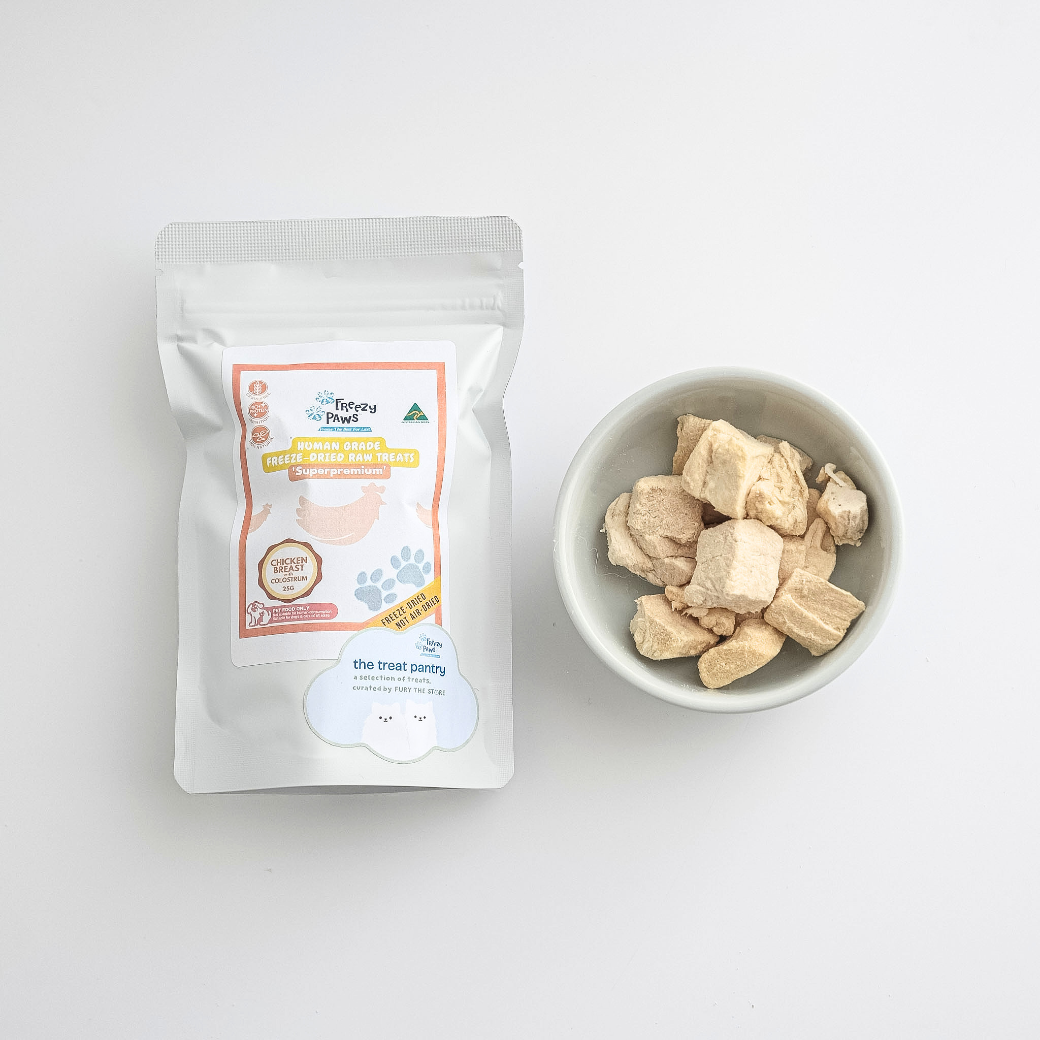 freeze-dried chicken breast with colostrum | freezypaws