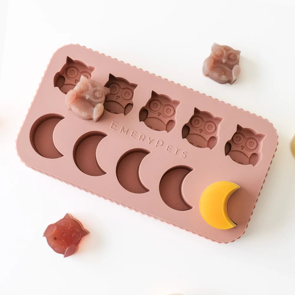 owl + moon treat mold | emerypets