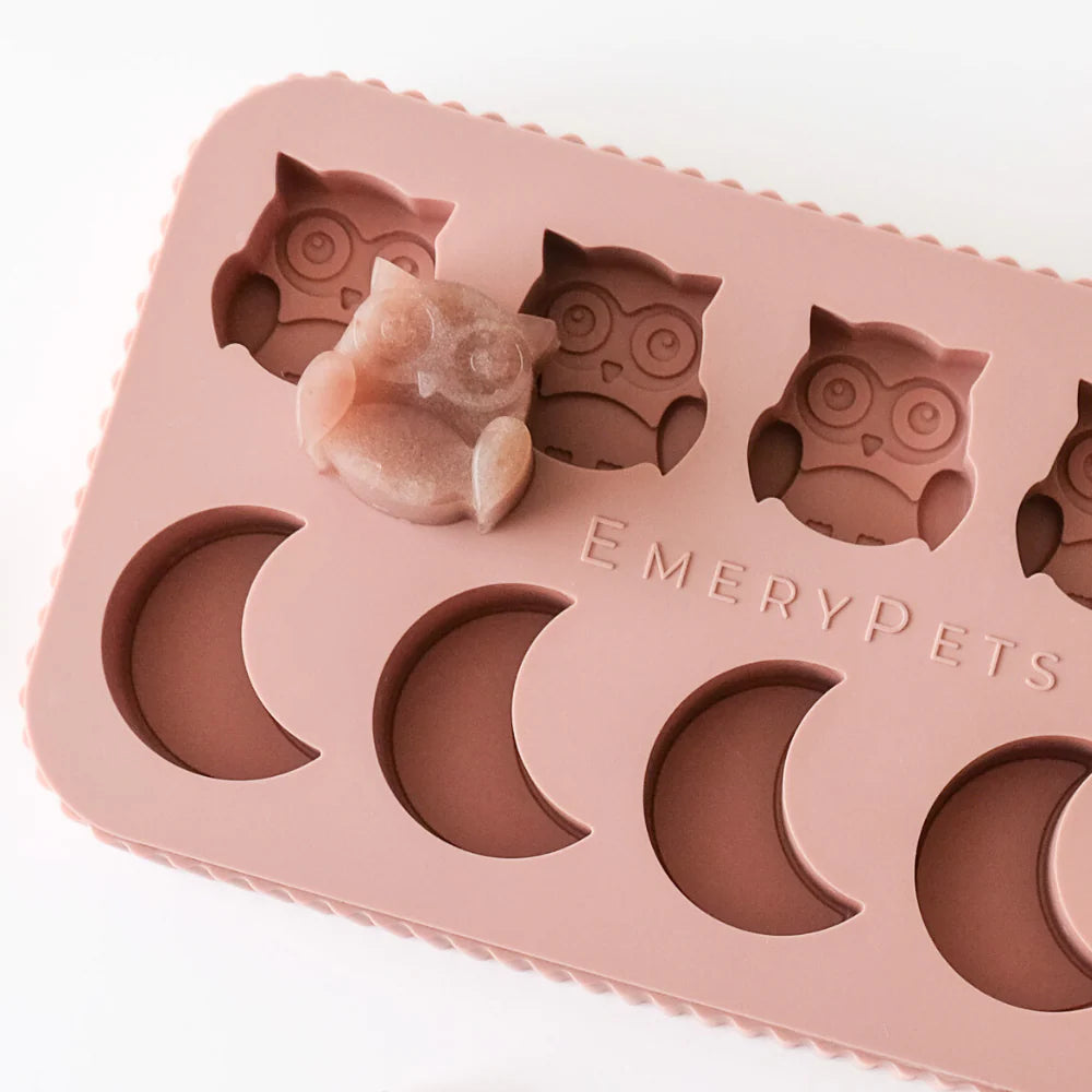 owl + moon treat mold | emerypets