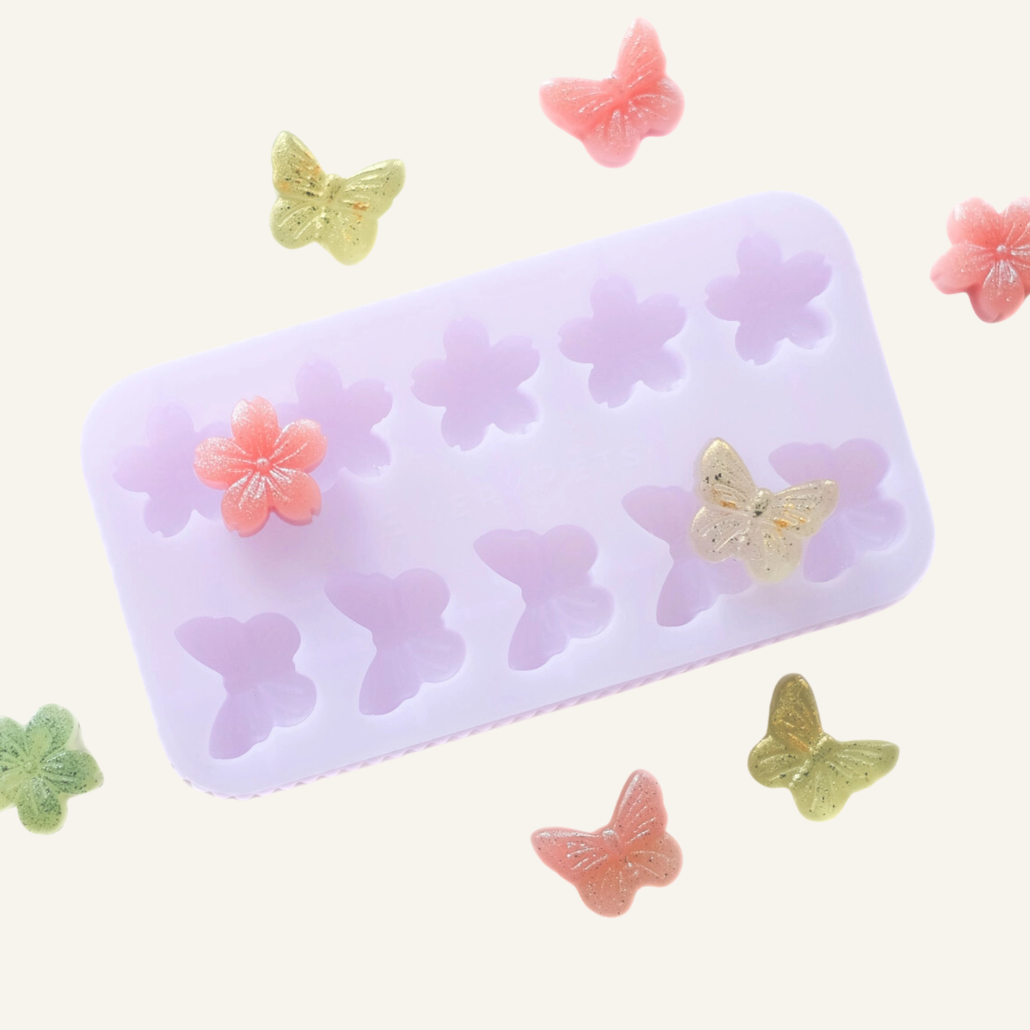 butterfly + sakura treat mold | emerypets