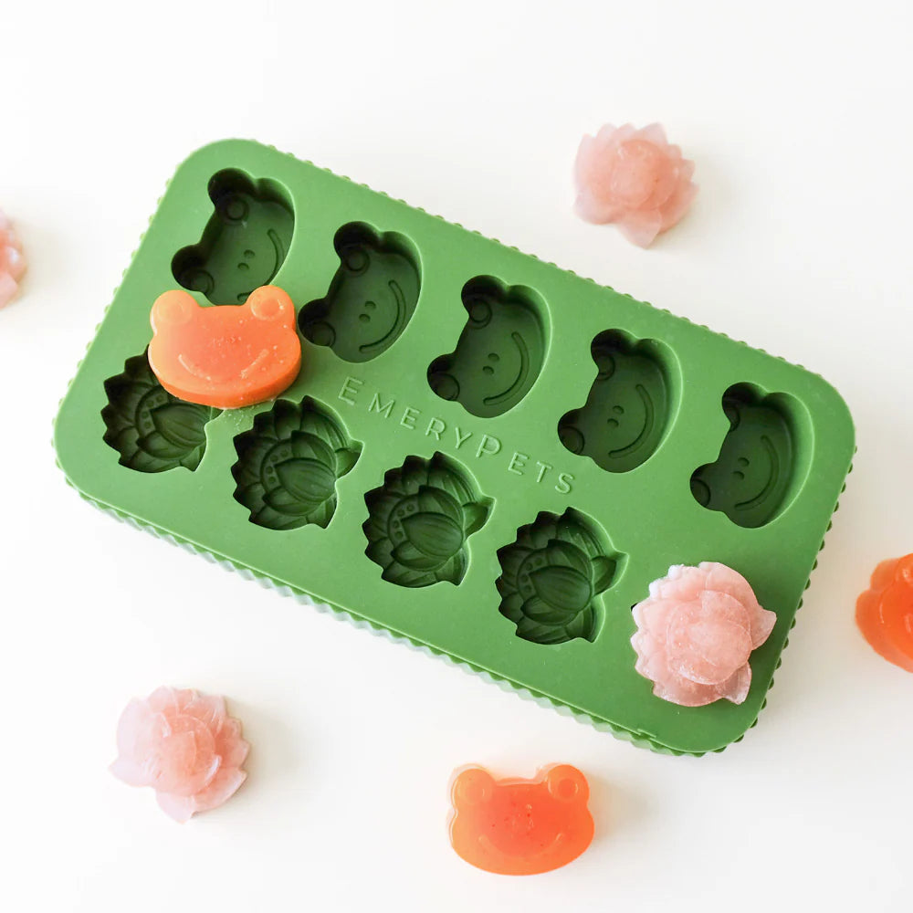 frog + lotus treat mold | emerypets