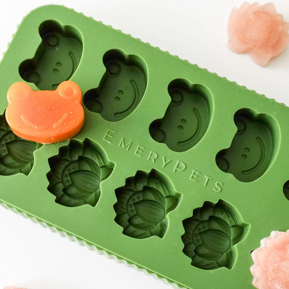 frog + lotus treat mold | emerypets