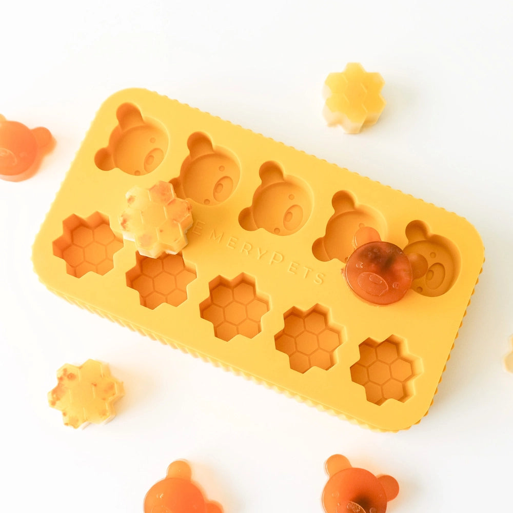 bear + honey treat mold | emerypets