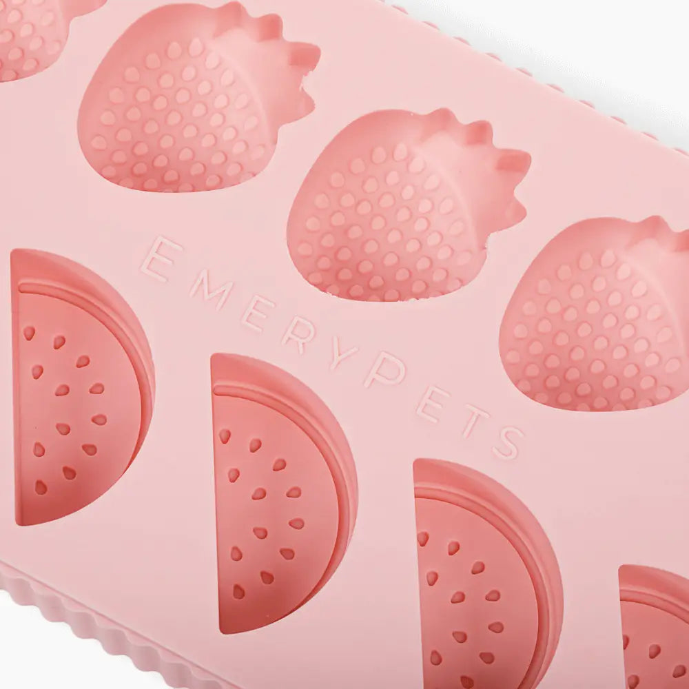 watermelon + strawberry treat mold | emerypets