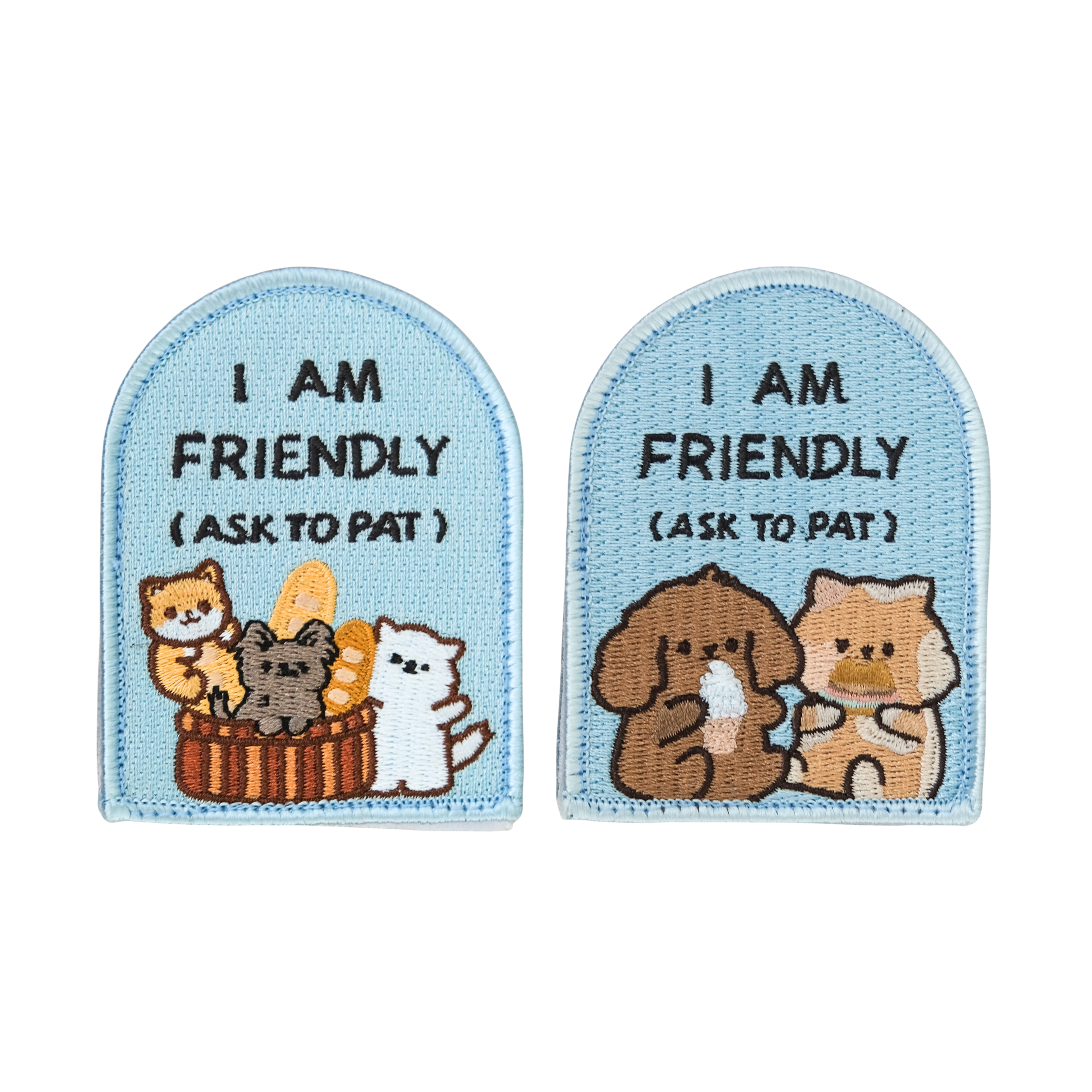 i'm friendly (fury&friends in nyc) attachable patch