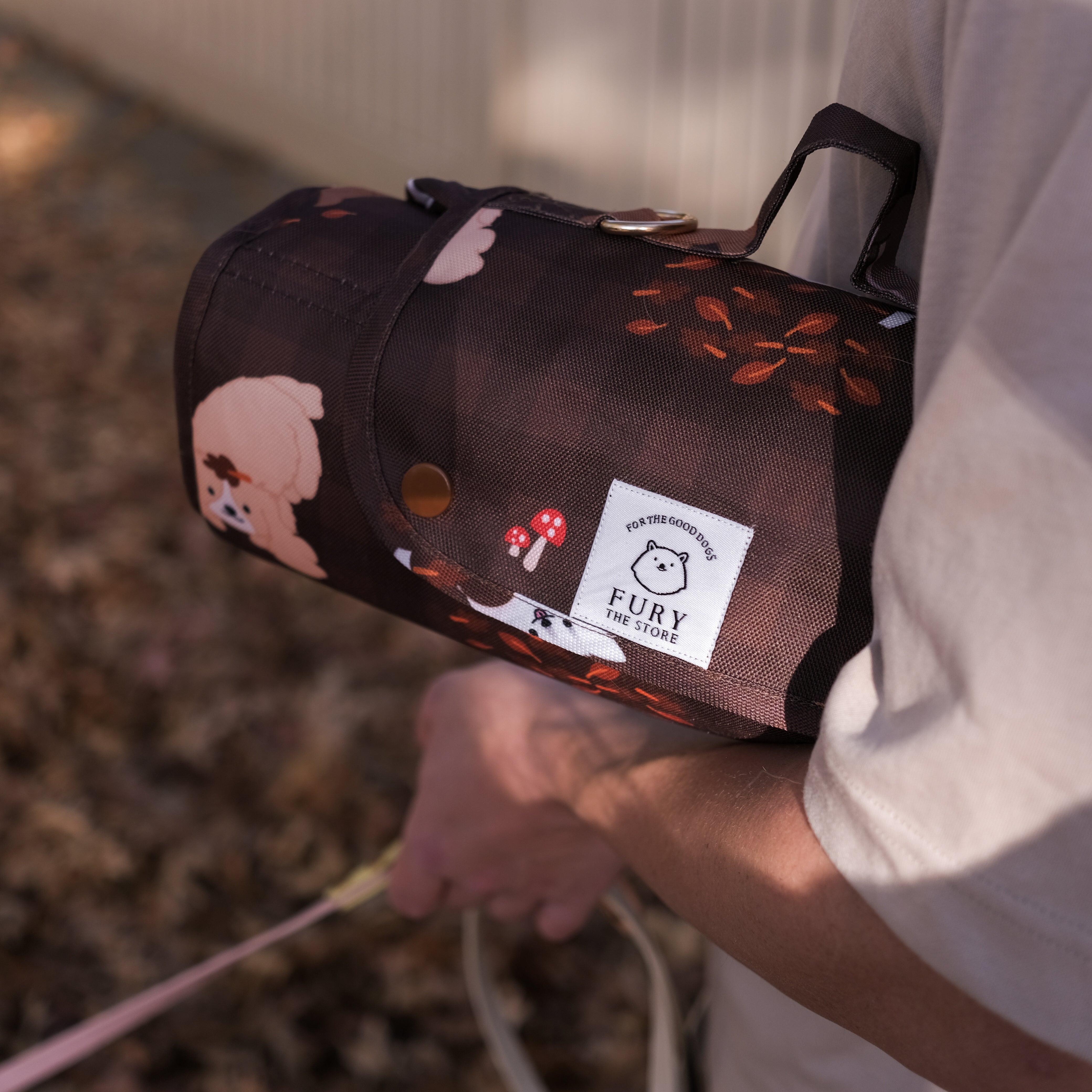 dogs in the woods settle mat (seconds sale)