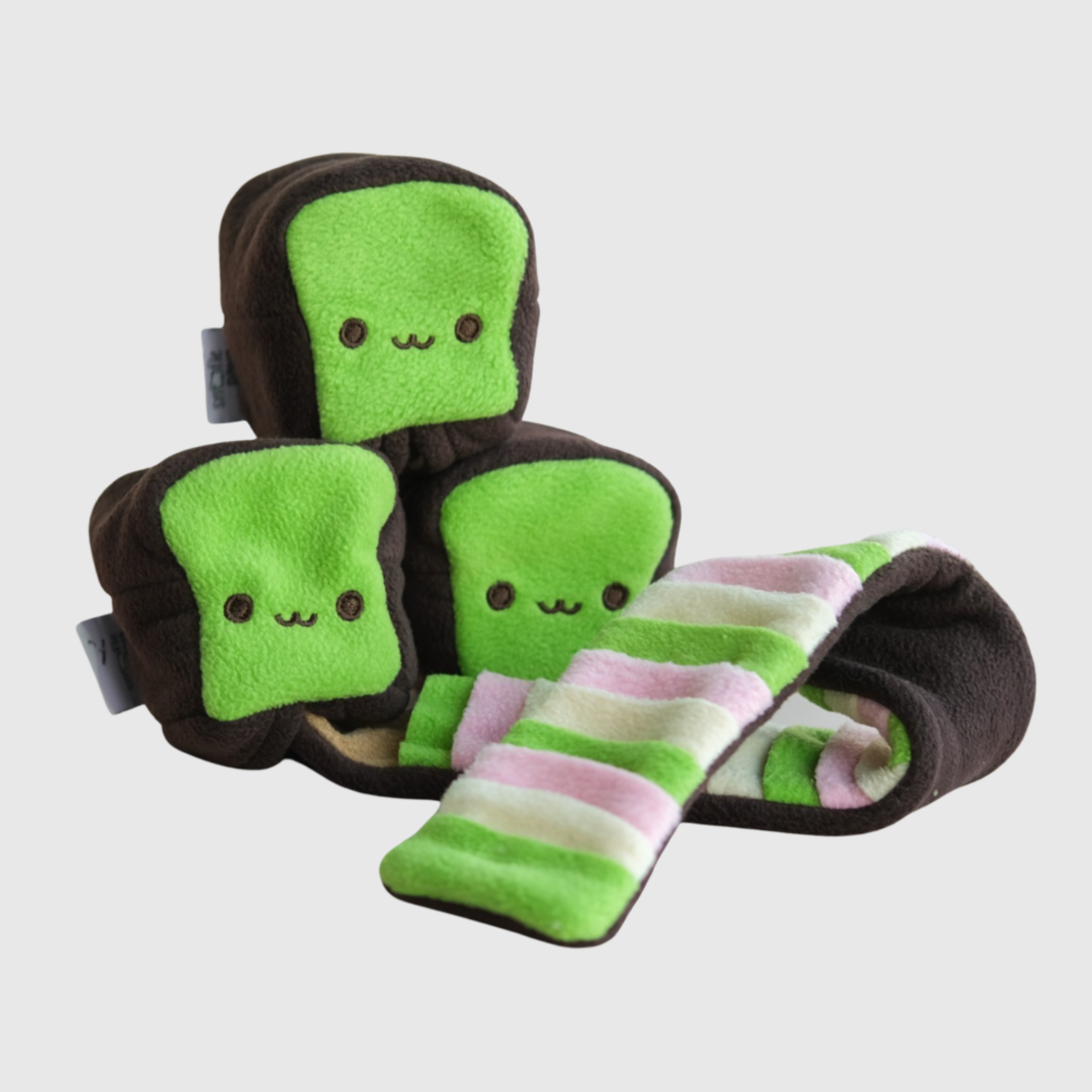 matcha toast snuffle toy