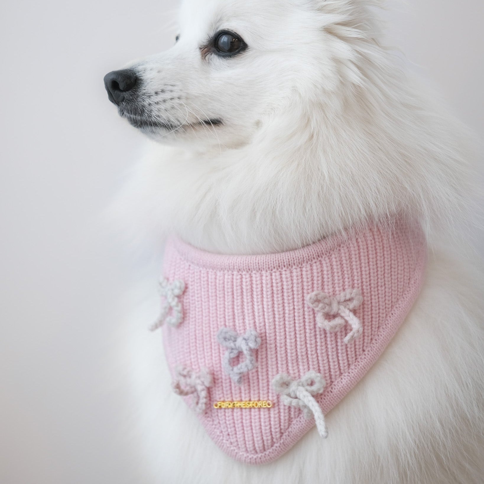 coquette knit bandana