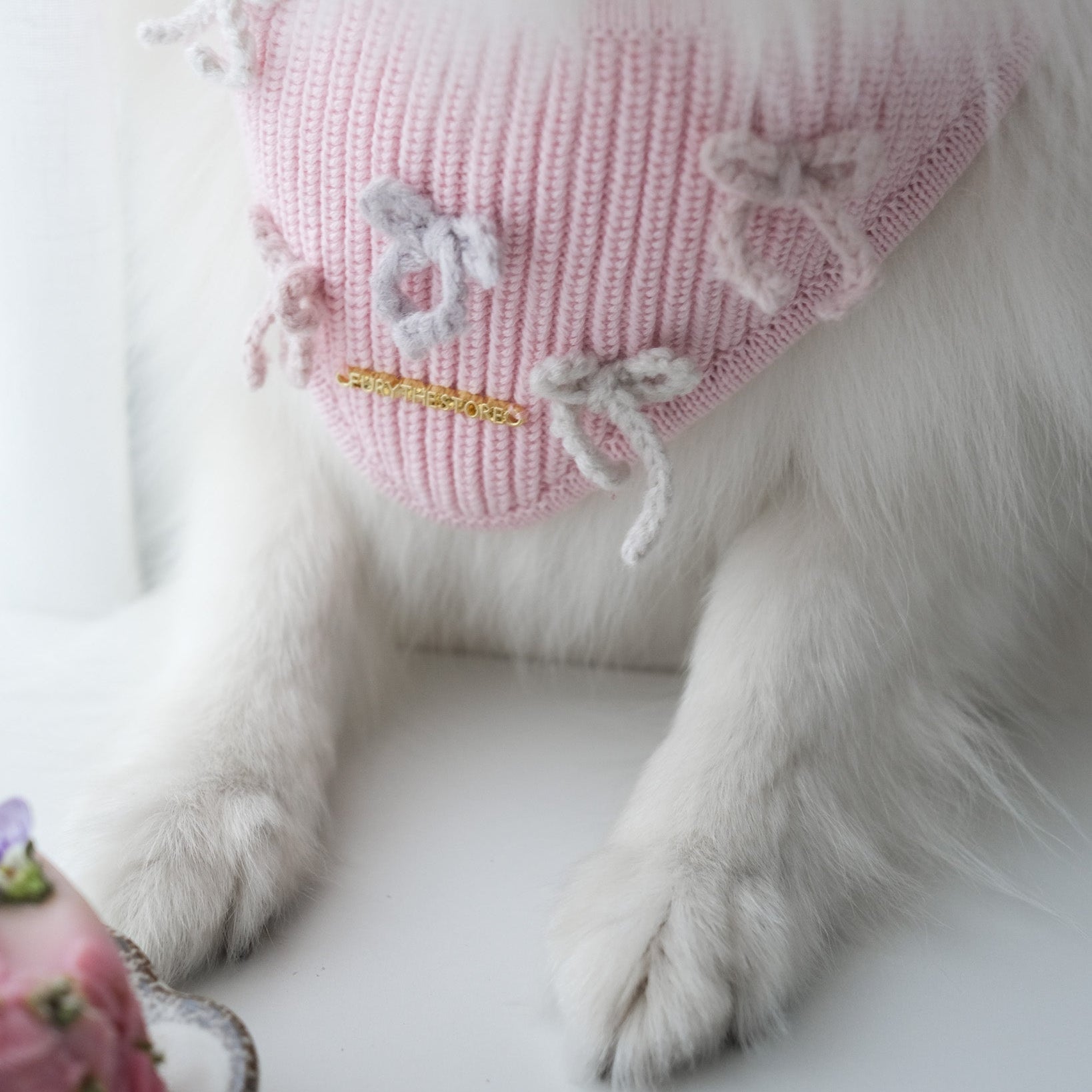 coquette knit bandana