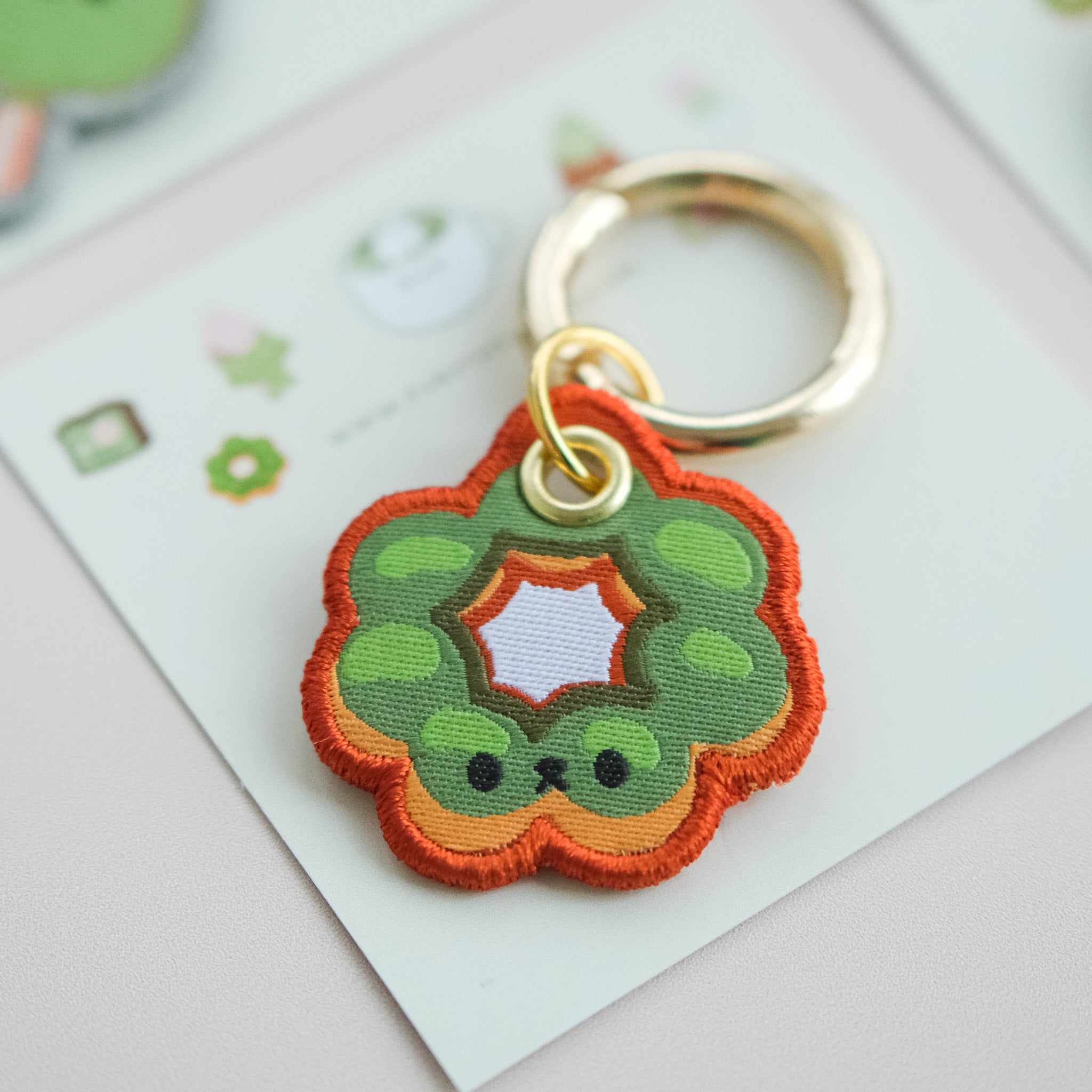 mochi donut charm tag