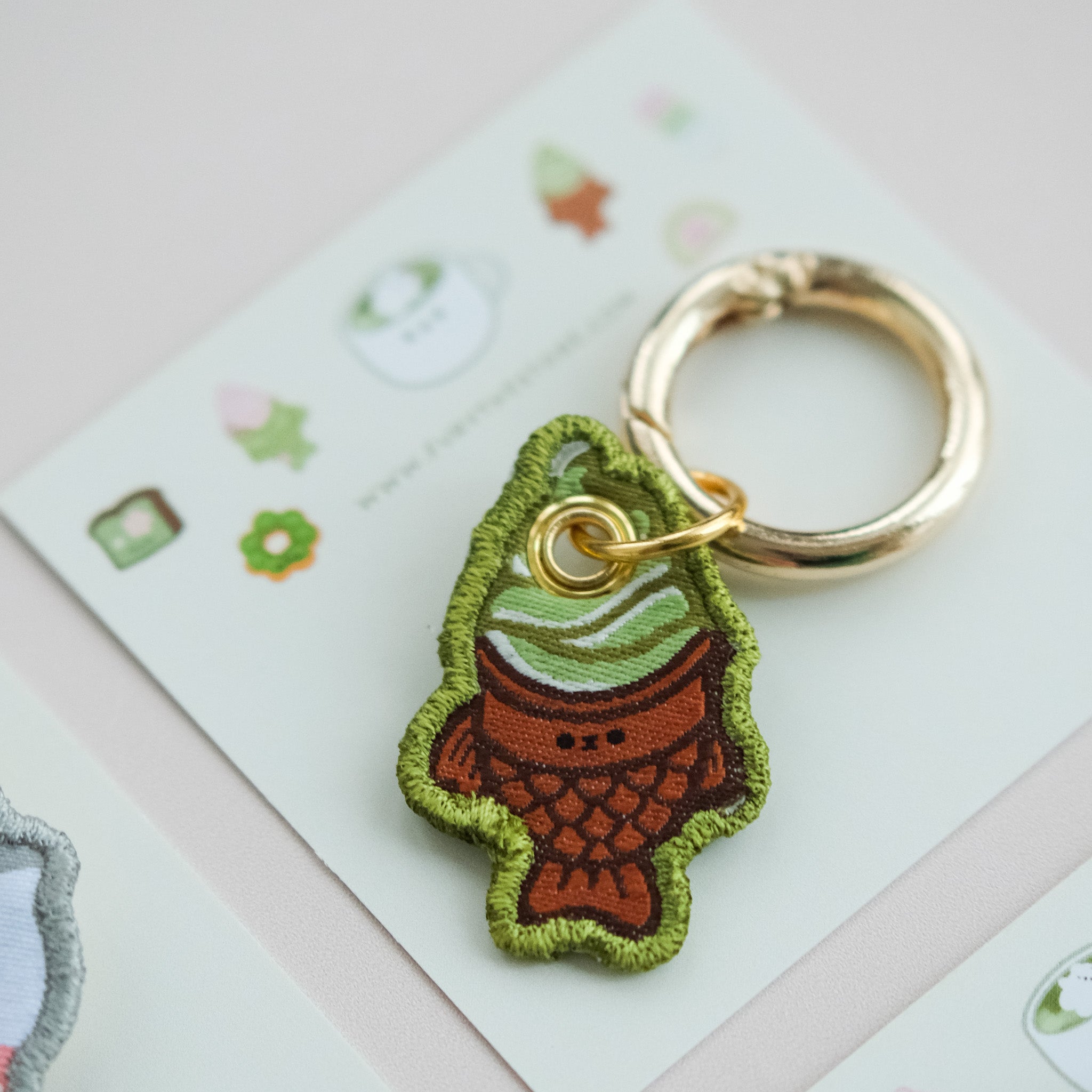taiyaki soft serve charm tag