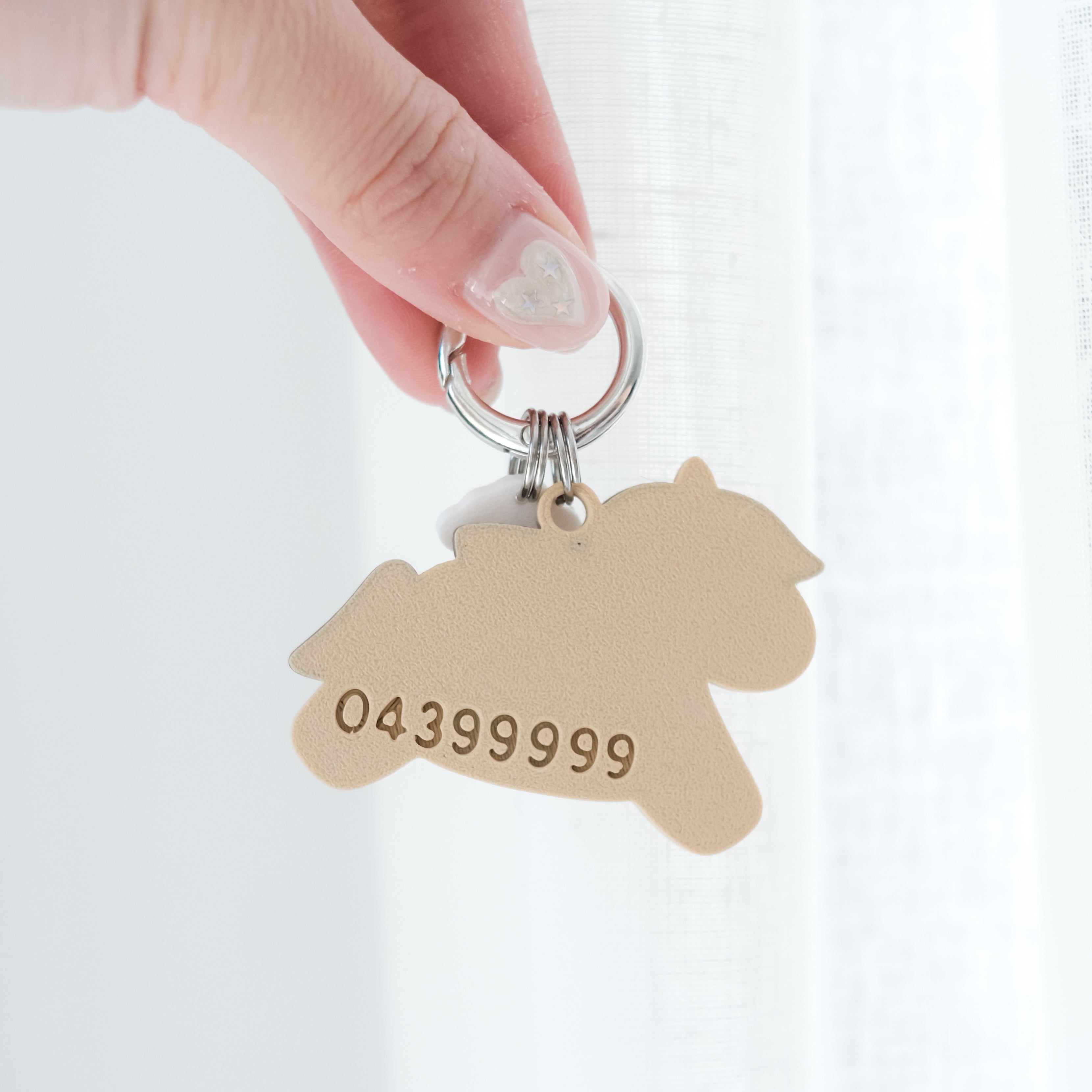 year of the horse custom name tag