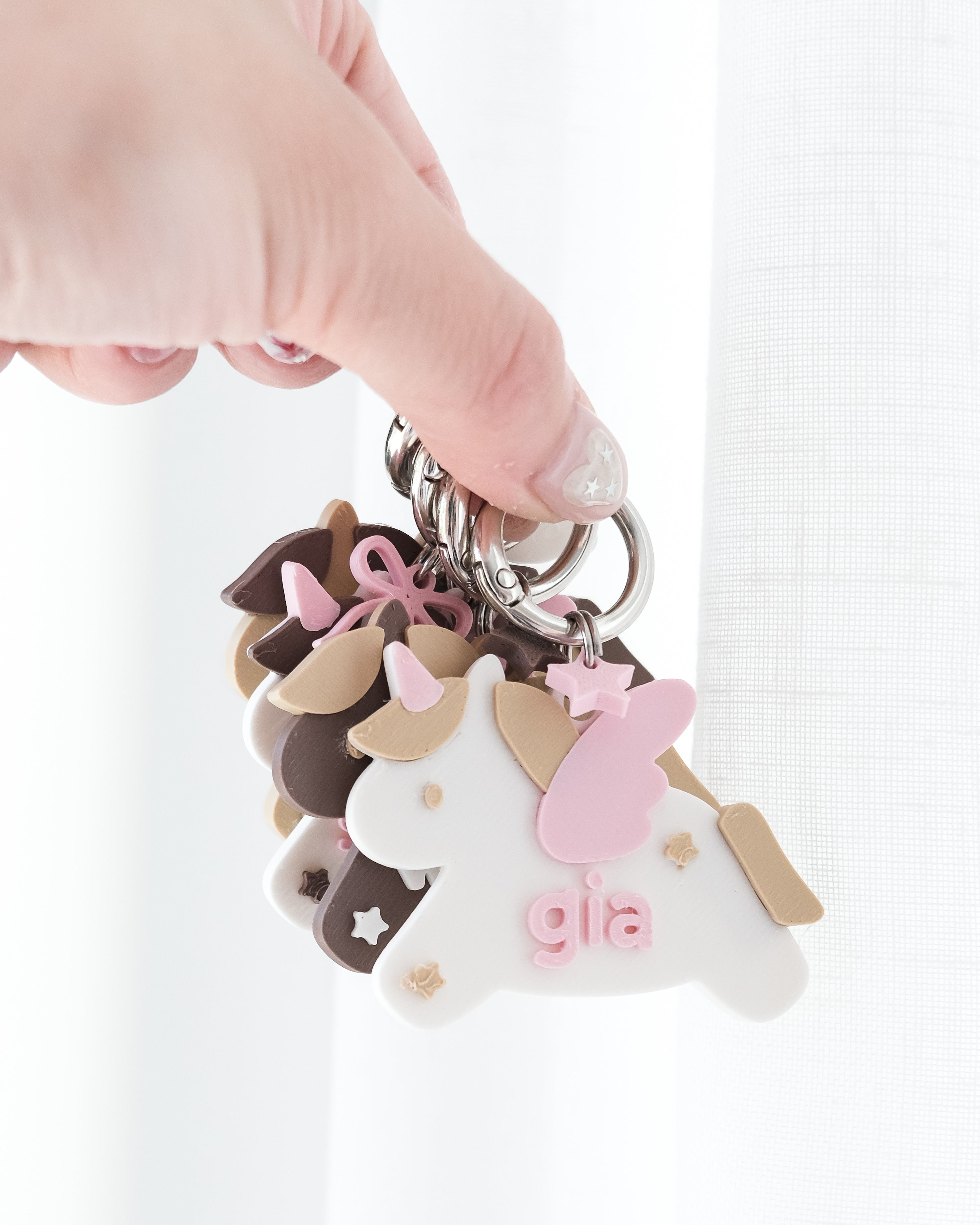 year of the horse custom name tag