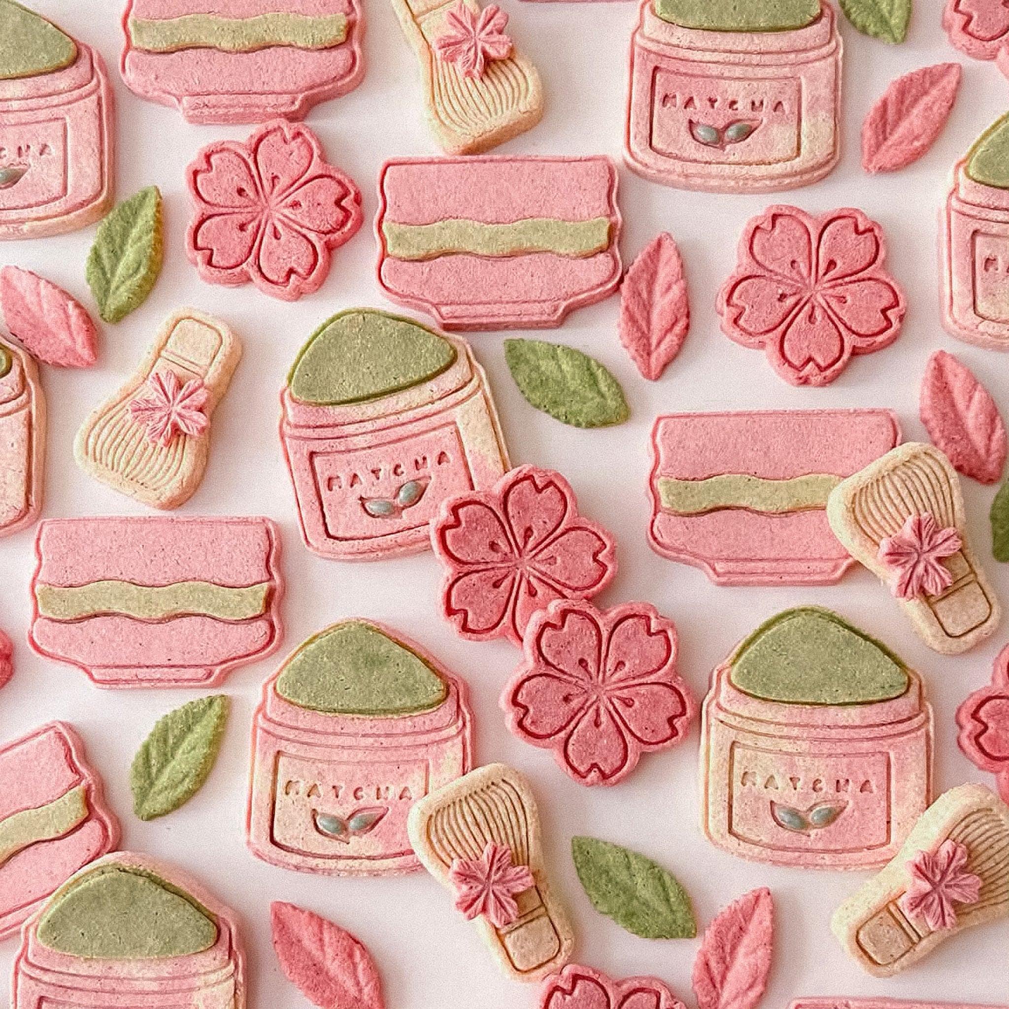 matcha strawberry cookie pack | flour&fur