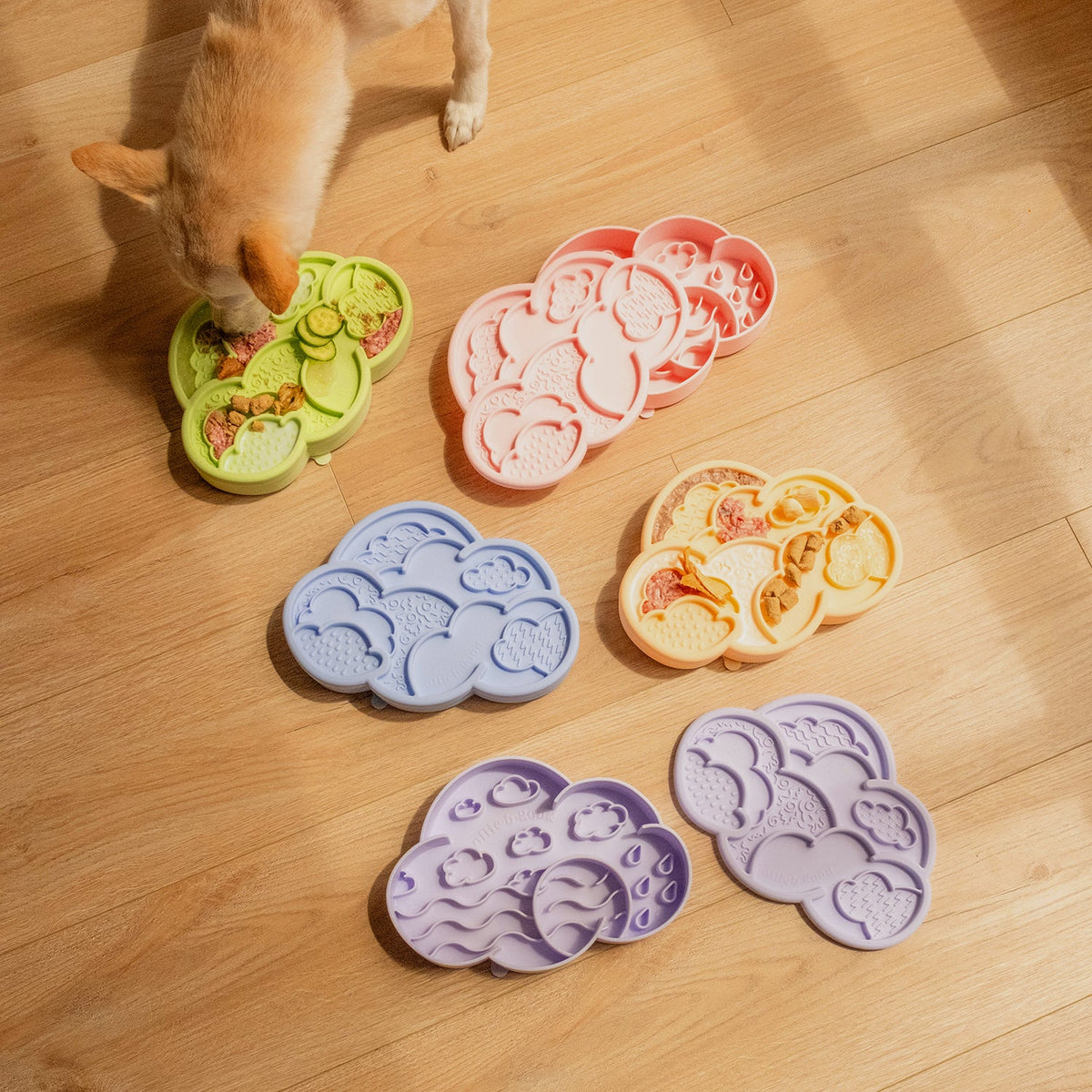 cloud nine lick mat & lid | olliebgood