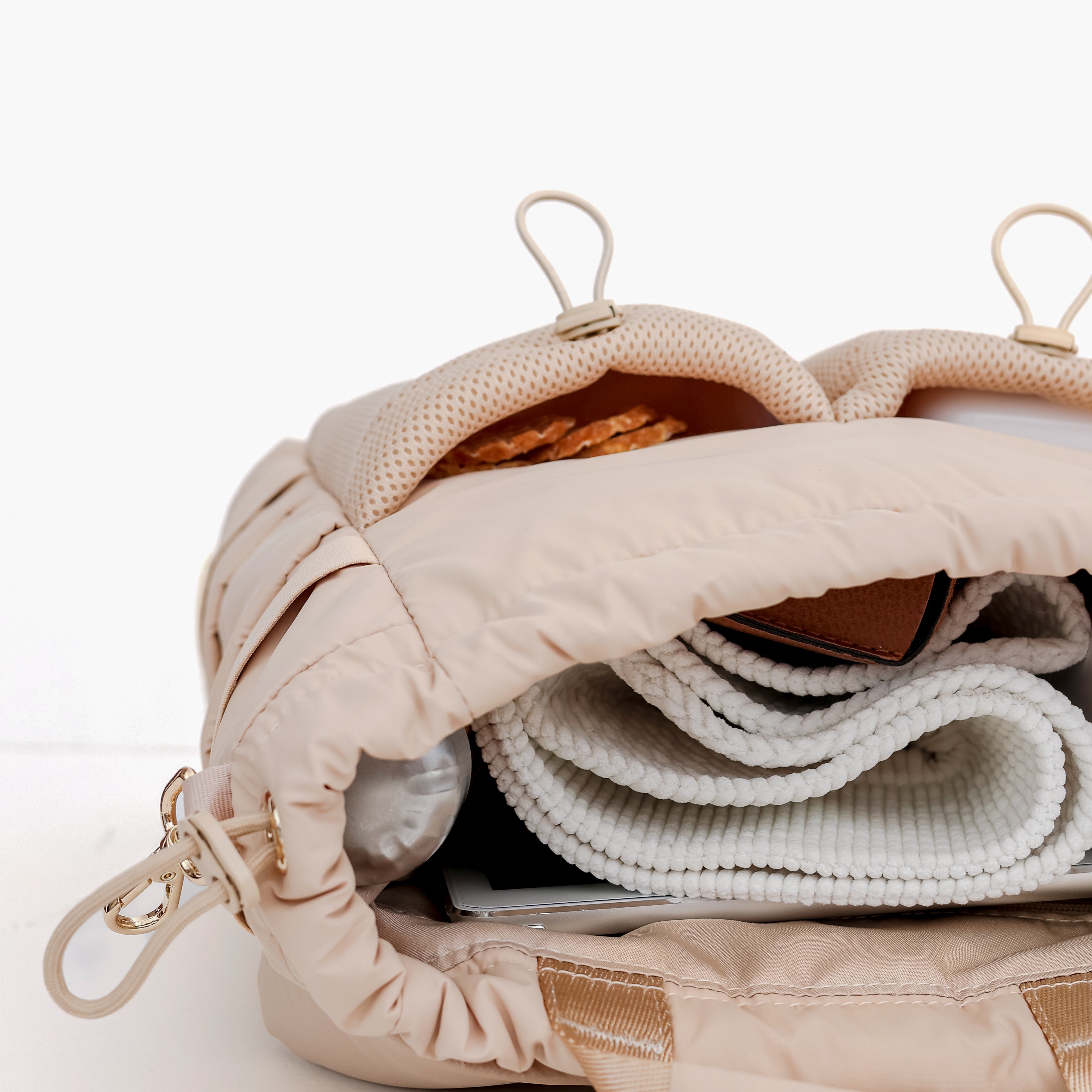 everyday dog walking bag / latte