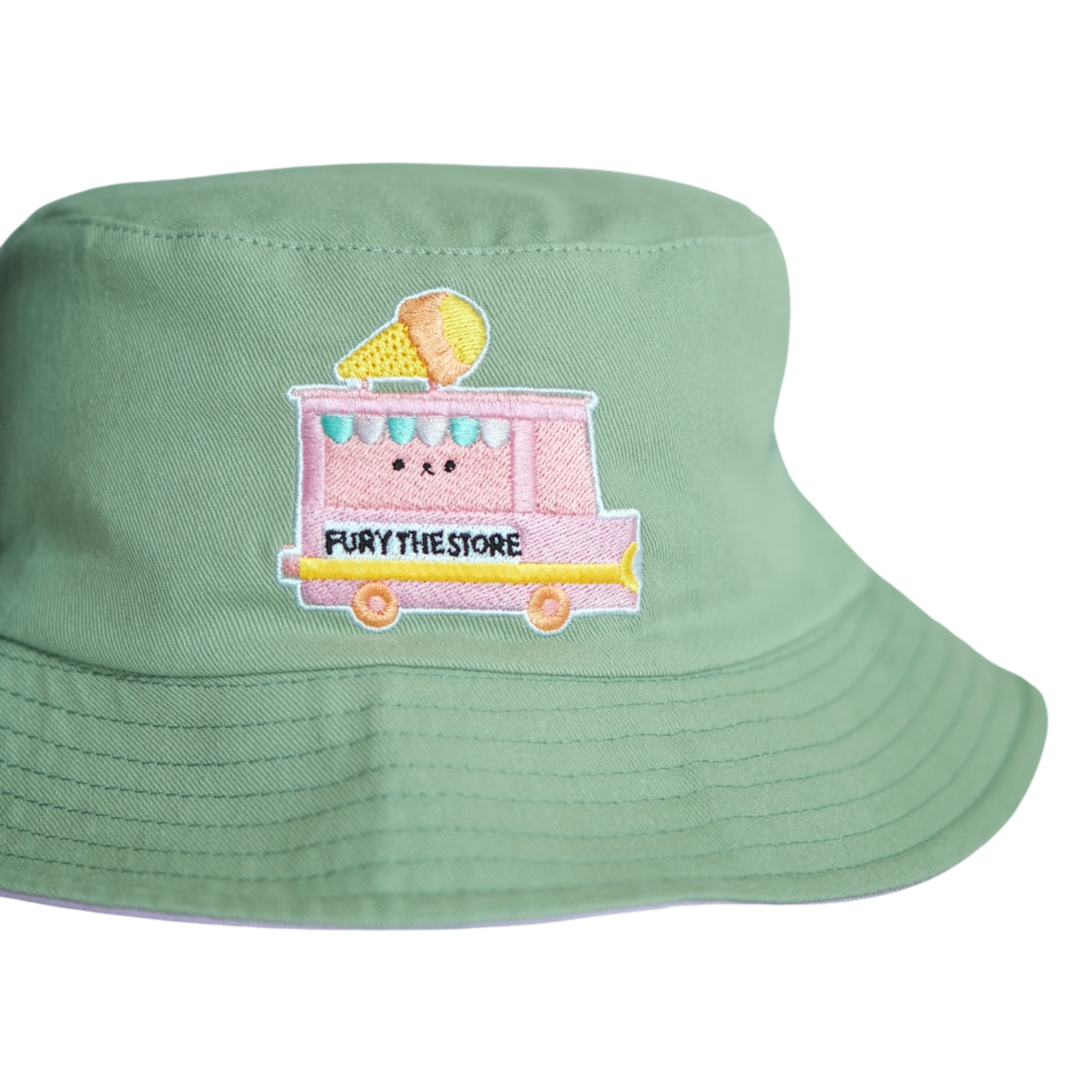 summertime reversible bucket hat