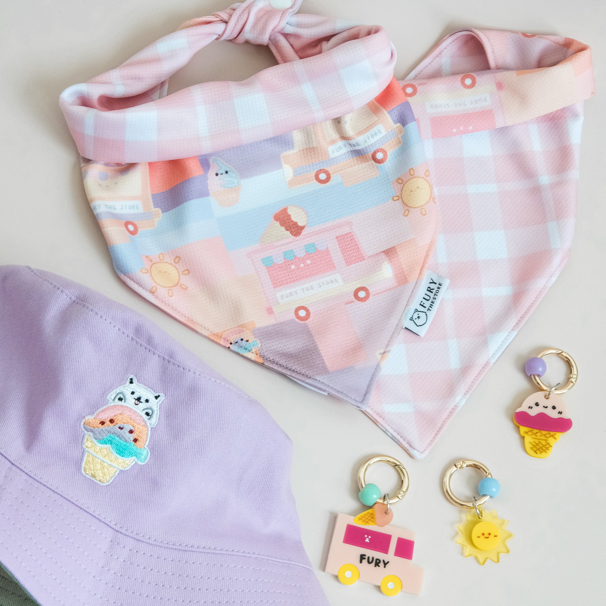 summertime reversible bandana