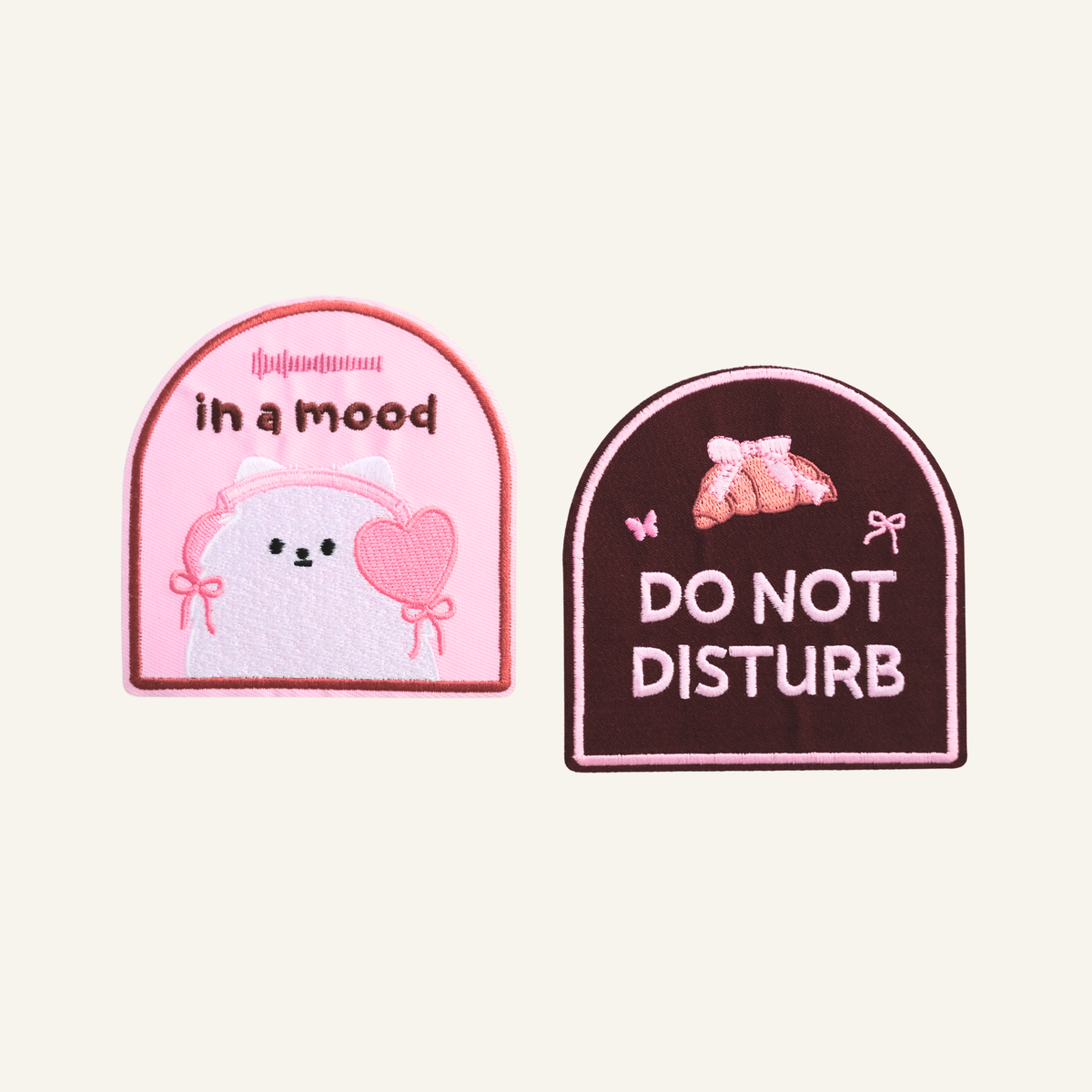 'in a mood' attachable patch