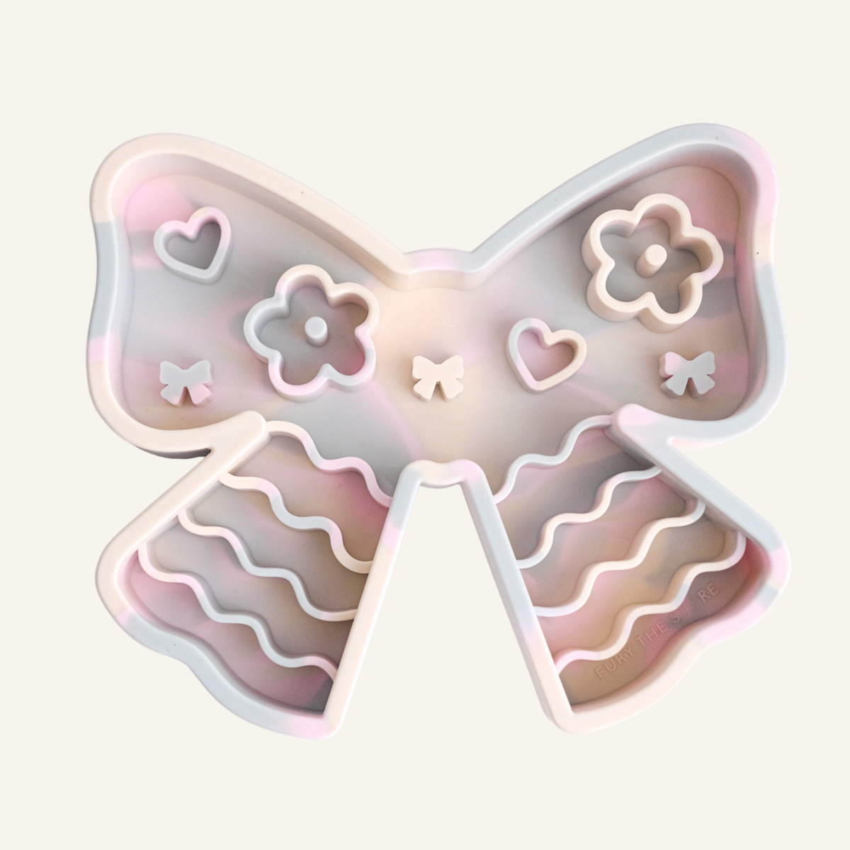 coquette forage feeder in pastel swirl