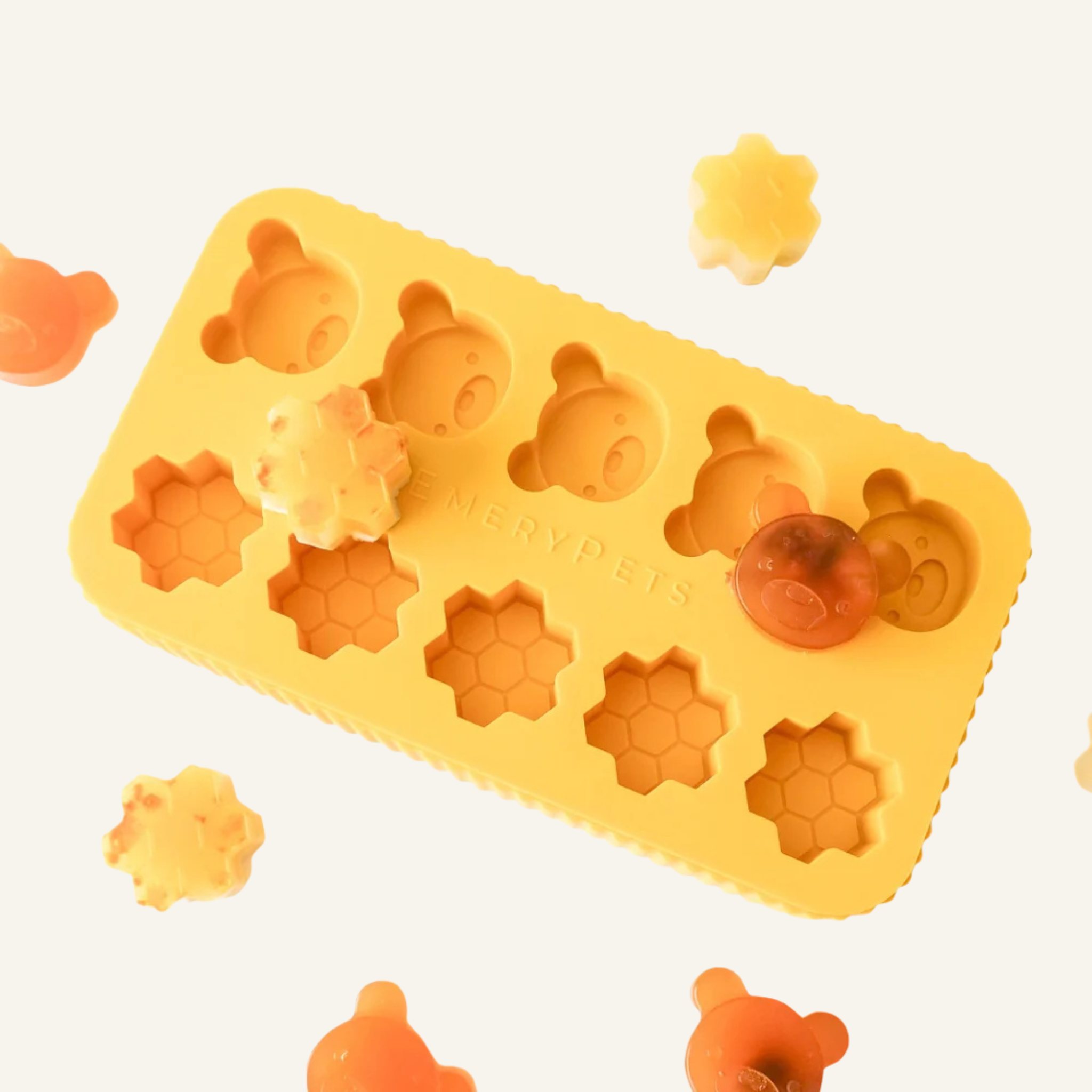 bear + honey treat mold | emerypets