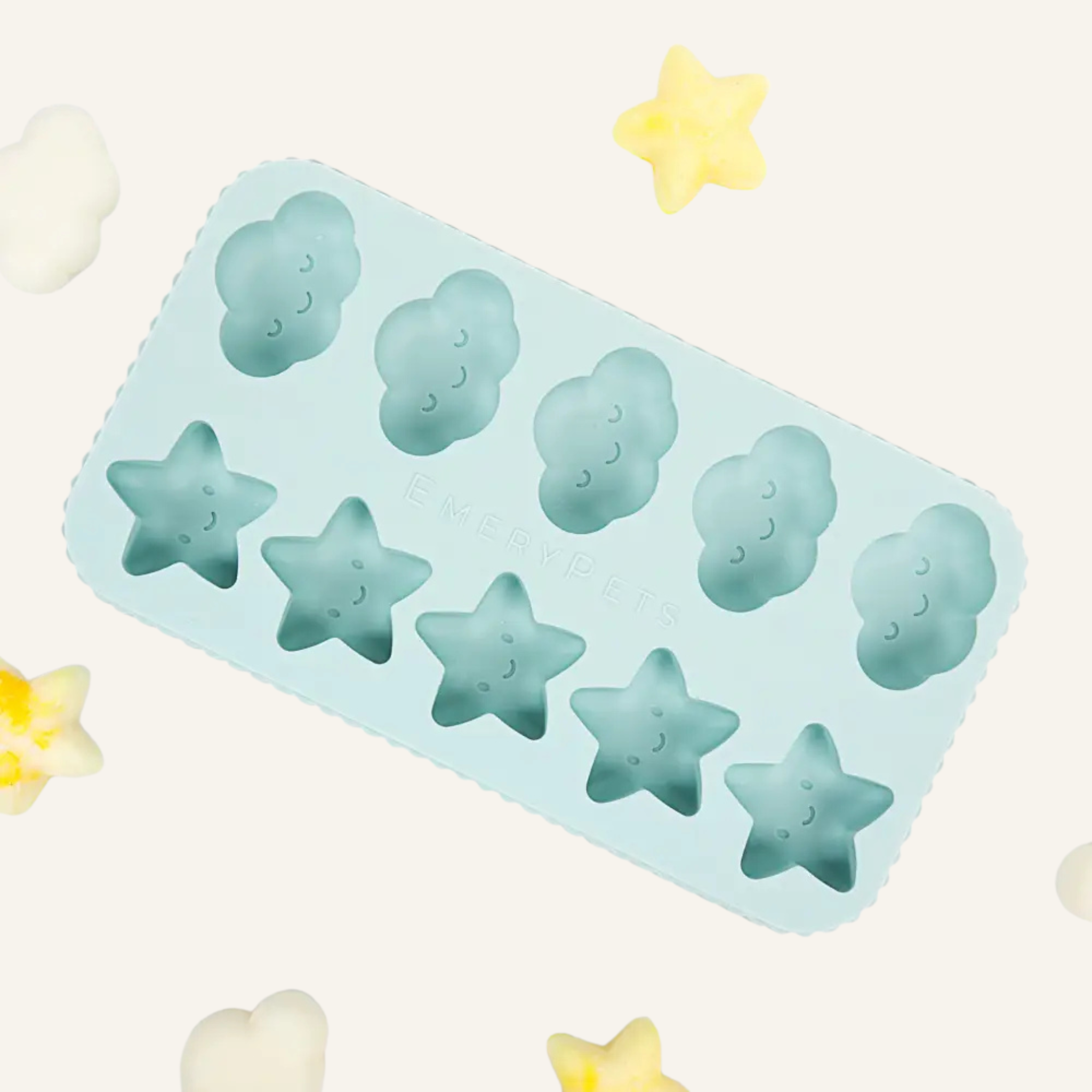 star + cloud treat mold | emerypets