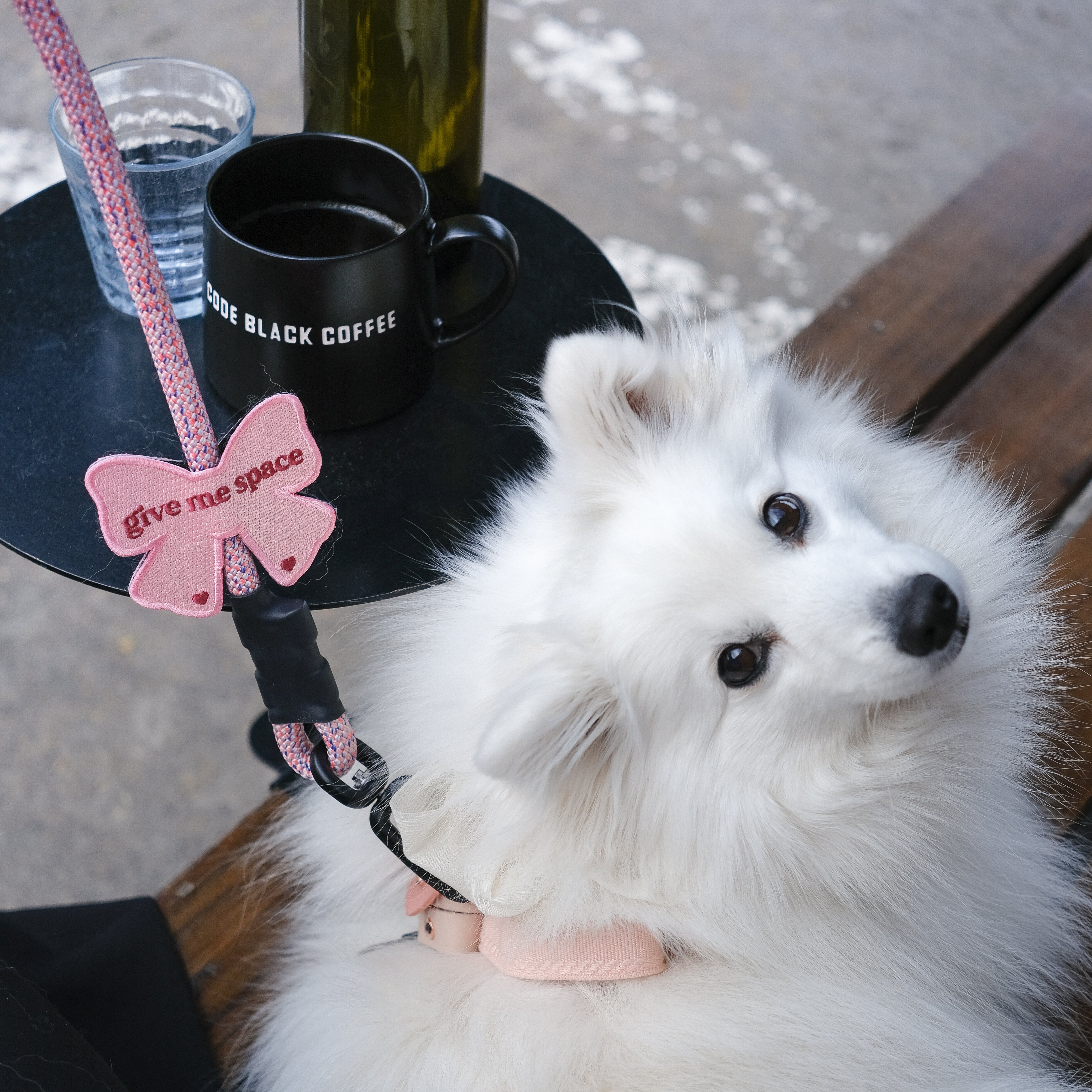 i'm just a girl (bow) attachable patch