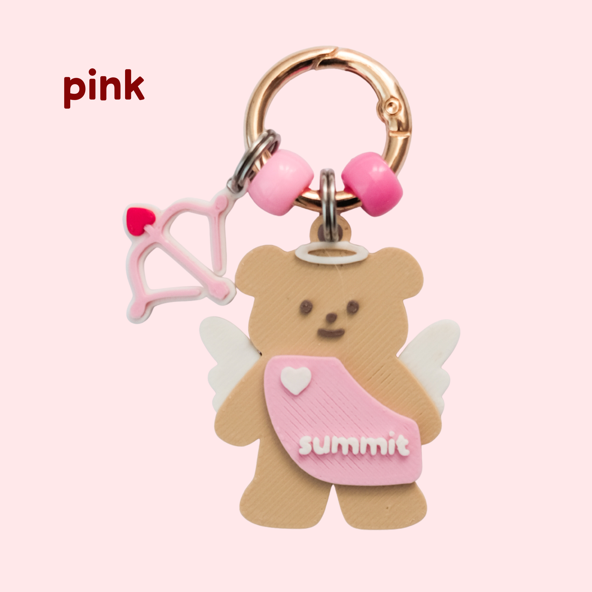 cupid bear custom name tag