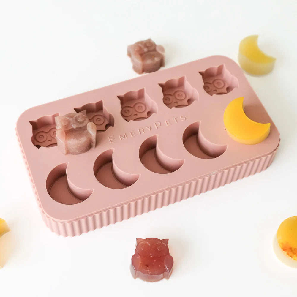 owl + moon treat mold | emerypets