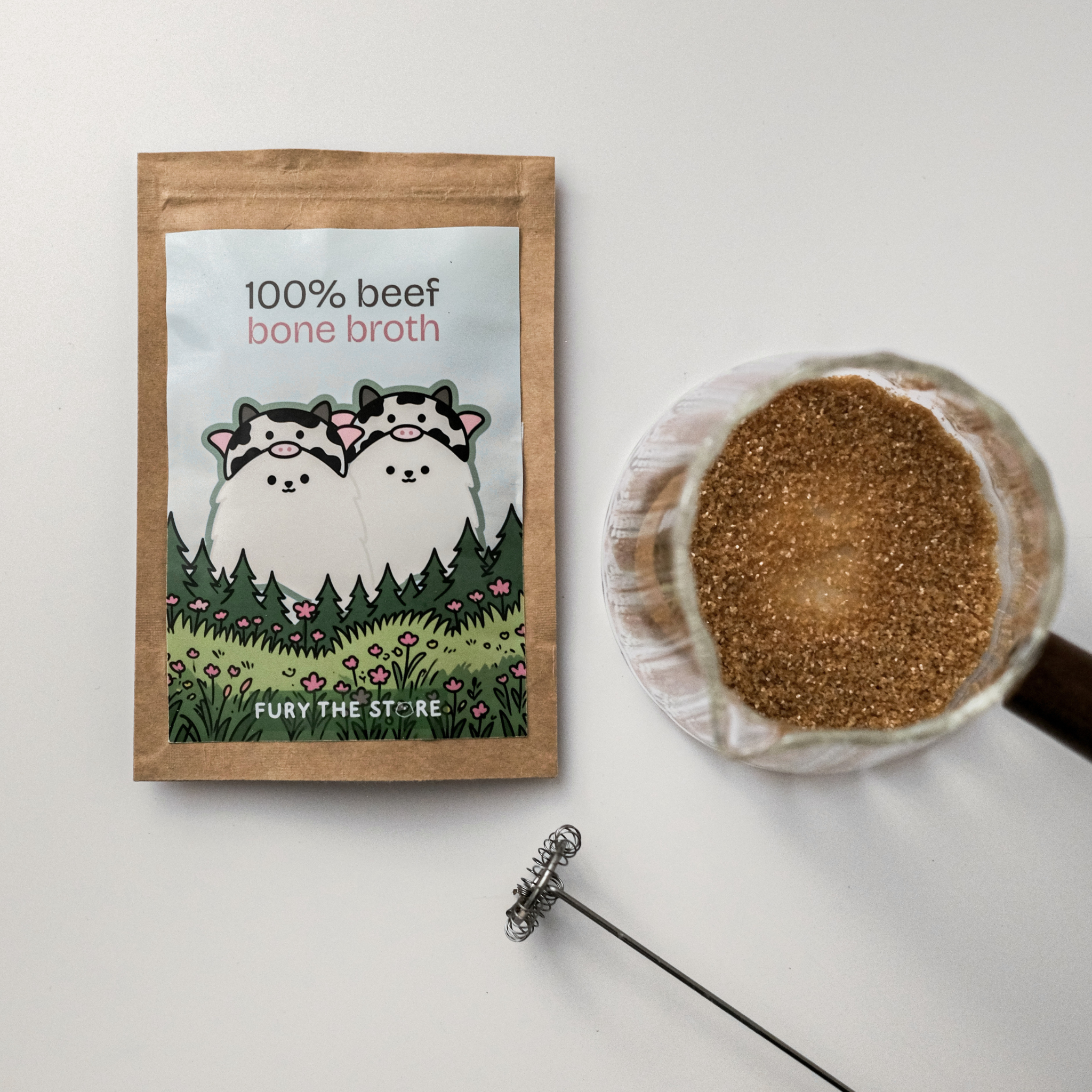 100% beef bone broth | hill&hound