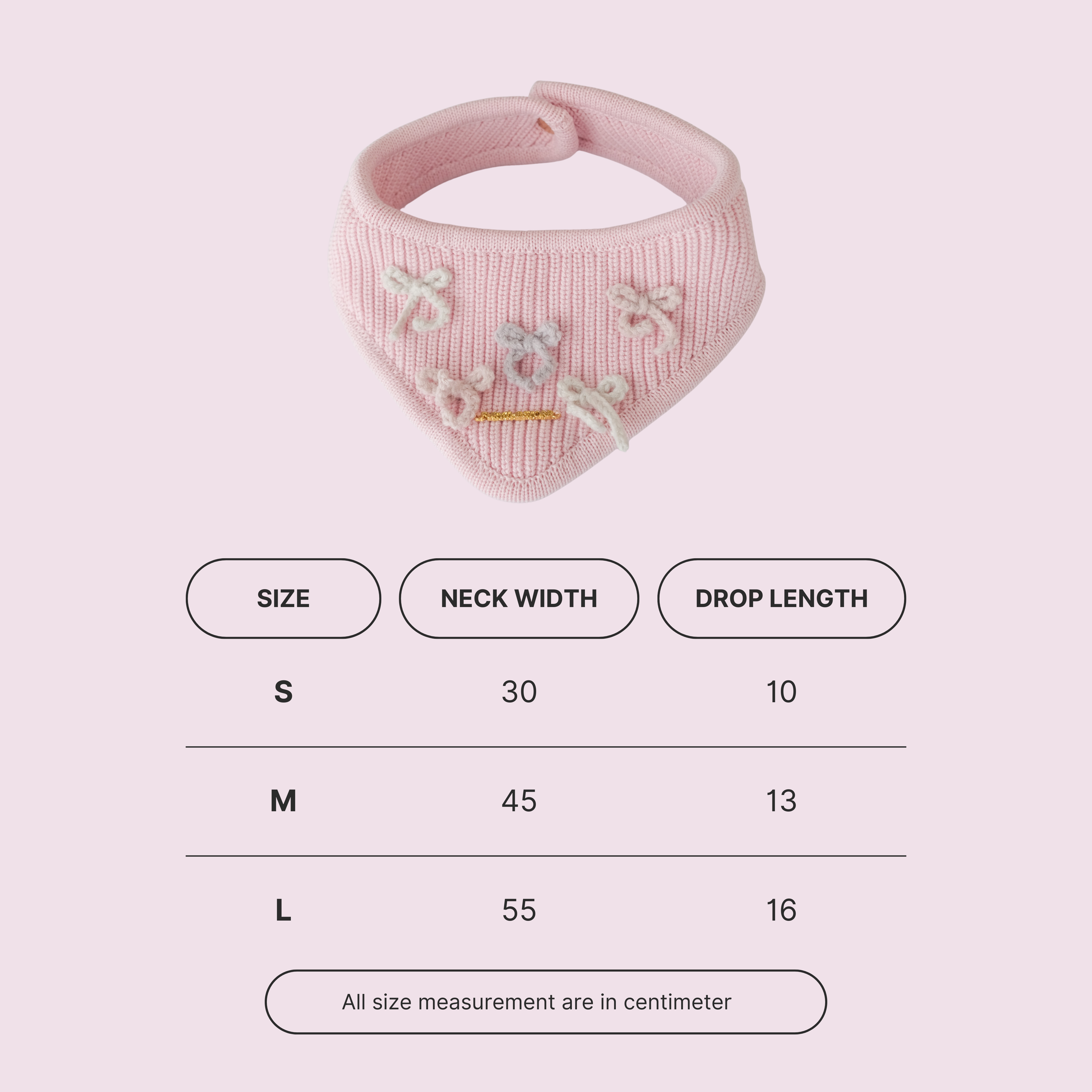 coquette knit bandana