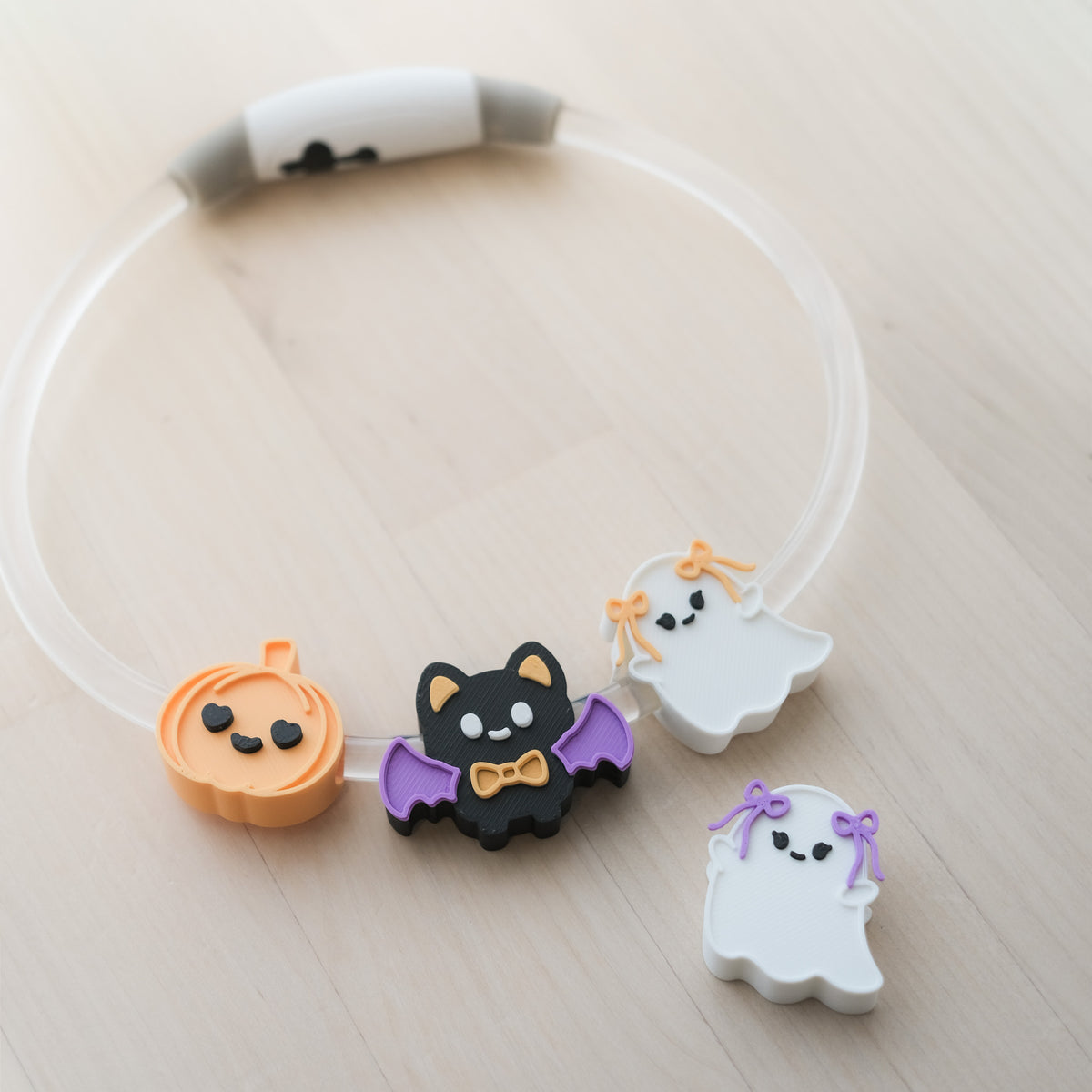 halloween charm add-on for led night collars