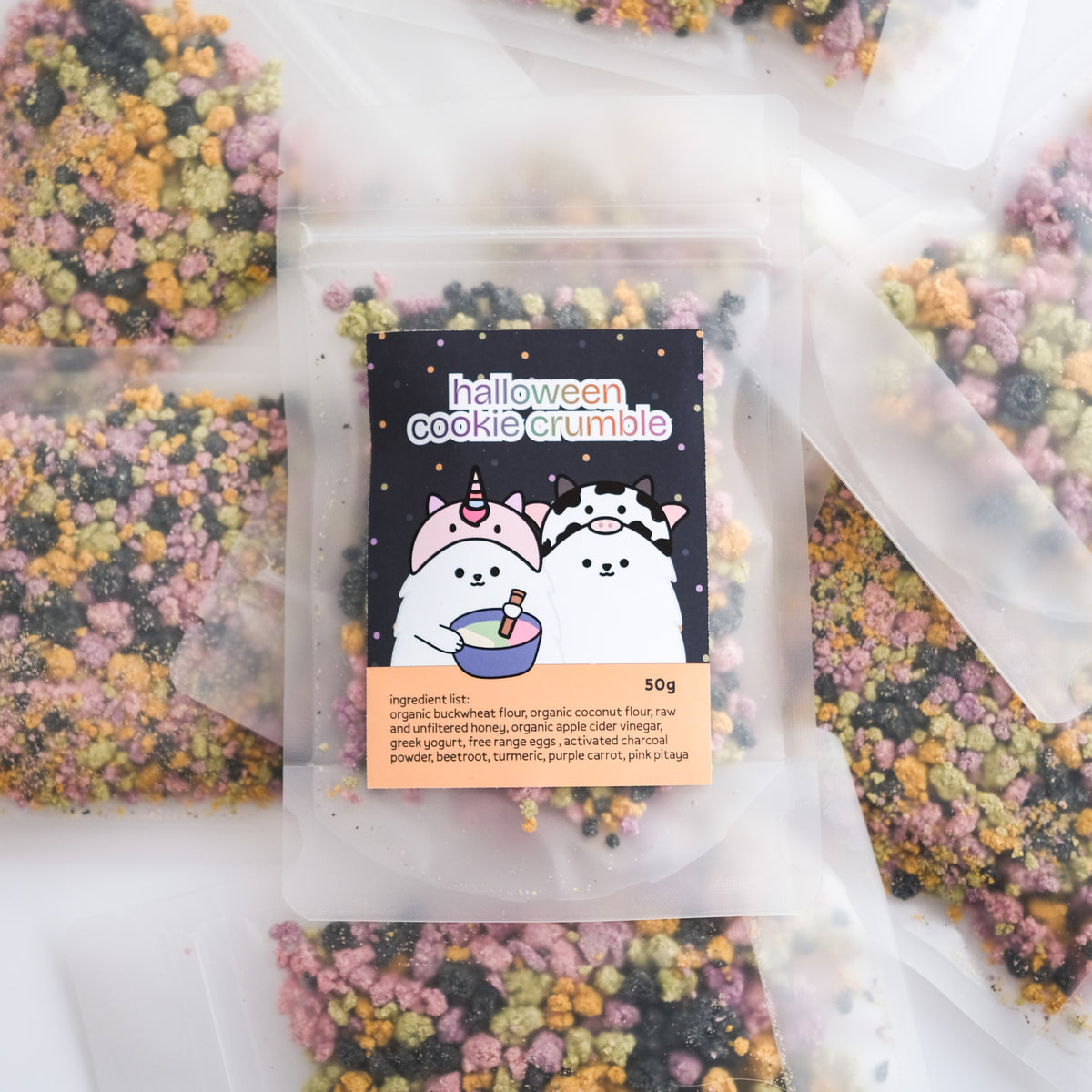 halloween cookie crumble | flour&fur