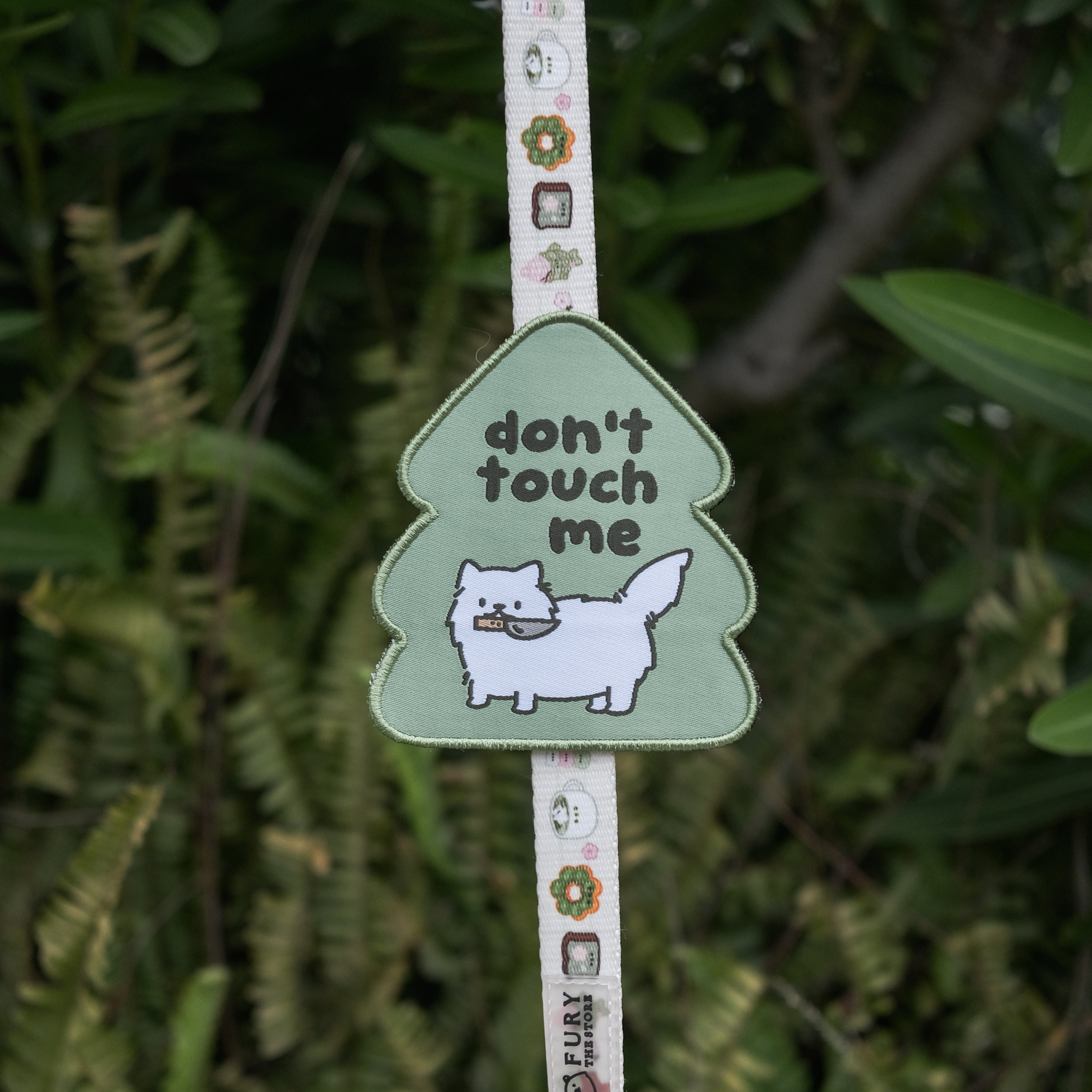 'give me space' attachable patch