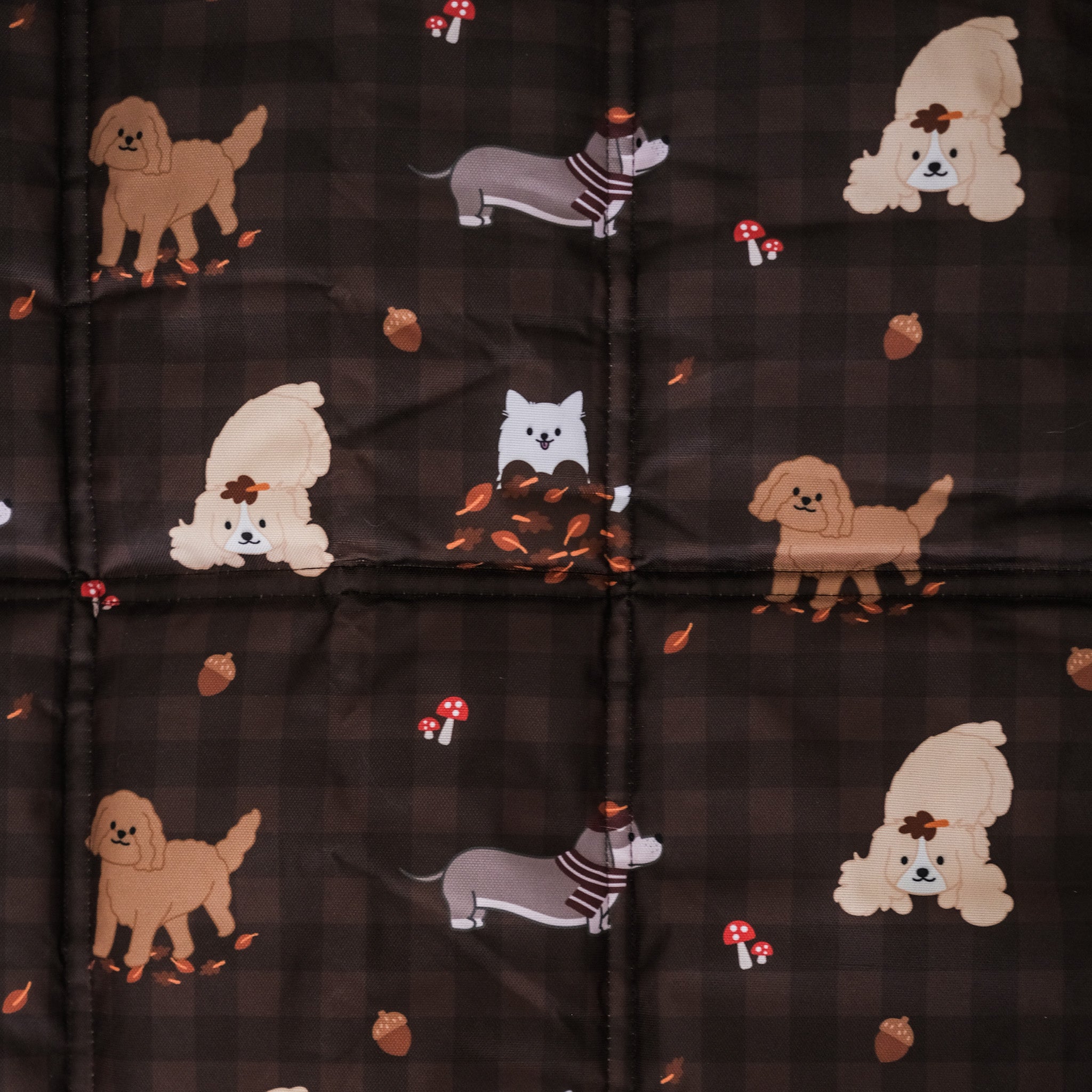 dogs in the woods settle mat (restock in june)