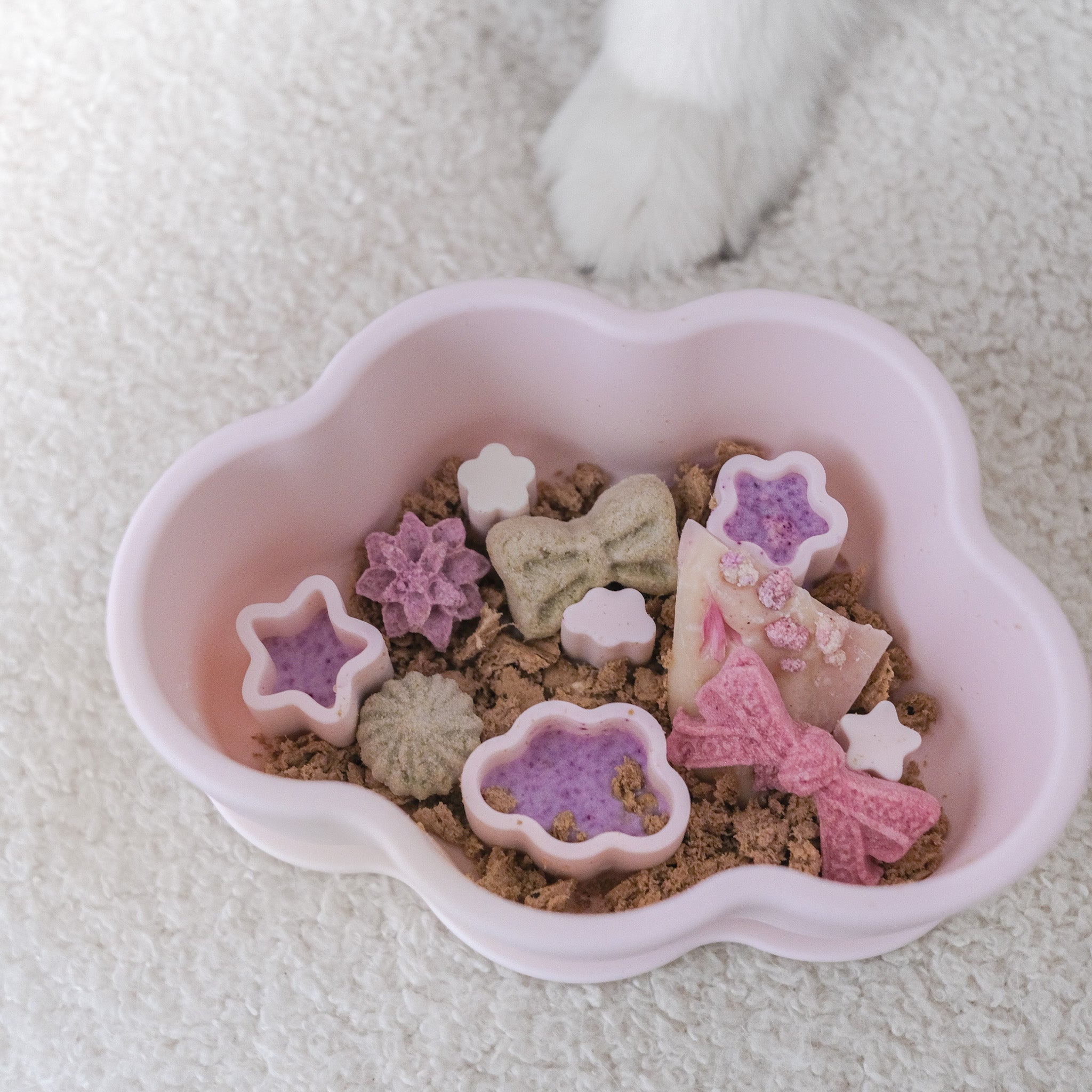 nimbus forage feeder set in peony